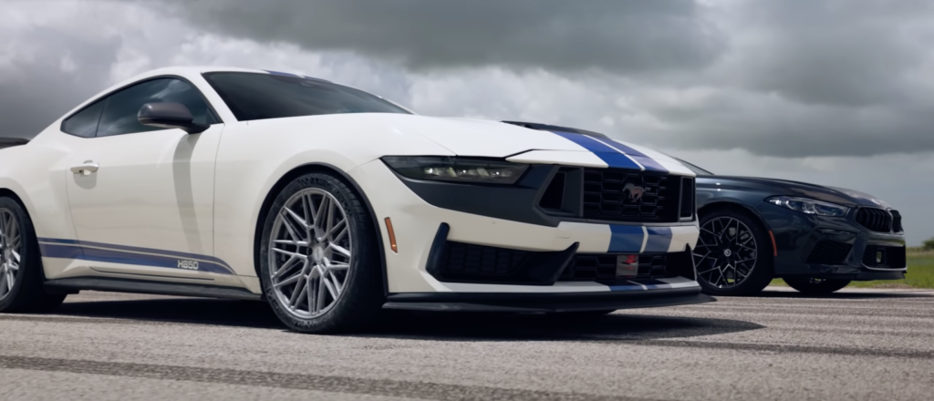 Hennessey Mustang Dark Horse vs BMW M8